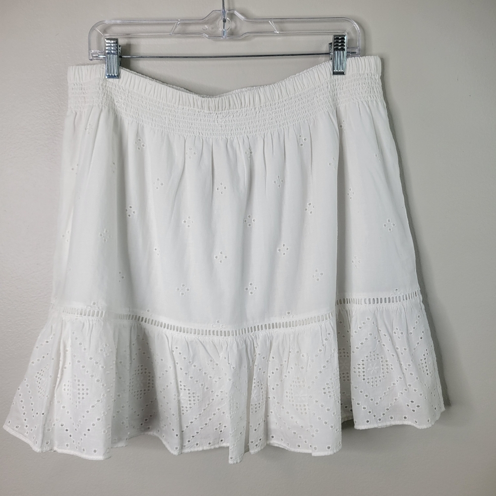 Madewell Eyelet Mini Skirt
